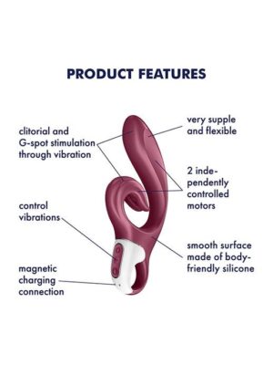 Satisfyer Love Me Rabbit Vibrator G Spot Clitoral Stimulator Adult Sex toy for Women