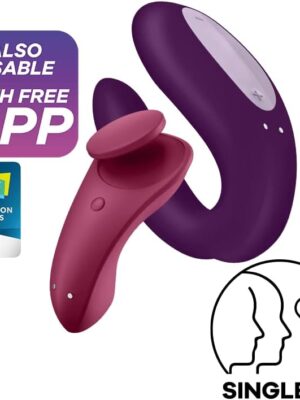 Satisfyer Partner Box 1 Double Joy Couple's Vibrator and Sexy Secret Panty Vibrator APP control