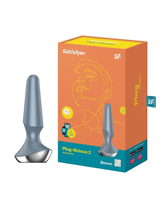 Satisfyer Plug-ilicious 2 Anal Plug vibrator 5.3 Inch connect App