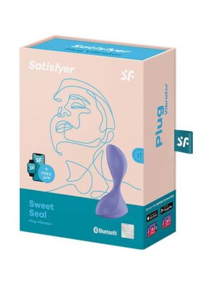 Satisfyer Sweet Seal Plug Vibrator Connect app for man Anal toys