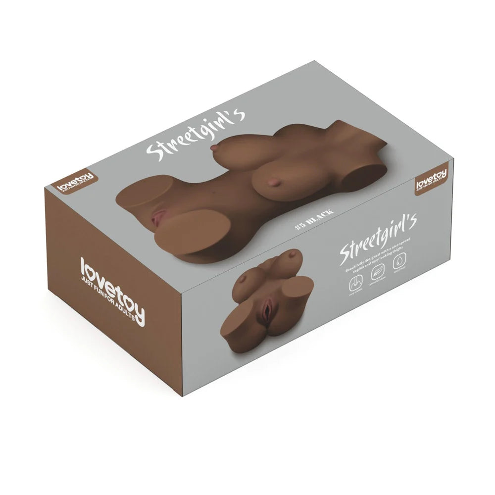 Streetgirl’s No 5 Chocolate Masturbator Half Body Sex Doll