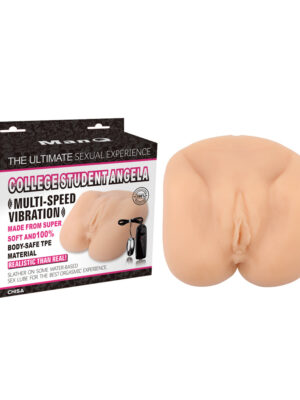 Man'Q College Student Angela Real Vagina Male Masturbator