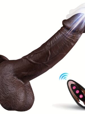 YIQU 21.84cm Thrusting Dildo With 10 Thrusting Modes And 10 Vibration