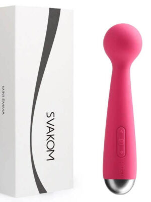 Svakom Mini Emma Flexible Ultra Soft Clitoris Double Wand Vibrator