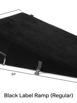 Liberator Black Label Ramp Intimate Sex Pillow With Wrist Cuffs and Blindfold