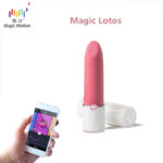 Magic Lotos APP remote control lipstick vibrator
