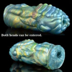 1pc Monster Male Masturbation Cup, Liquid Silicone Doll Manual Male Masturbator, Penis Exerciser 451g