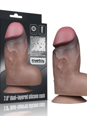 7'' Silicone Butt Plug Fat Dildo with Hyper-Realistic Veins