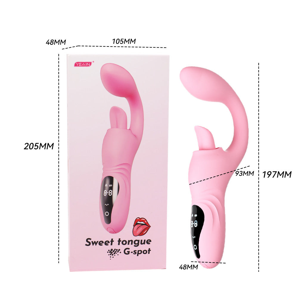 Yeain Half Curved Sweet Tongue G-Spot Heating Vibrator - Image 6