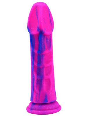 Honeysx Baozhui liquid silicone colorful vaginal anal dildo