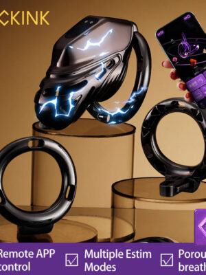 LOCKINK Estim Eel APP Long Distance Chastity Cage