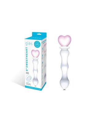 Glas 8" Sweetheart Glass Dildo