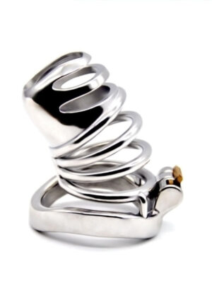 FRRK H115 stainless steel silver chastity device